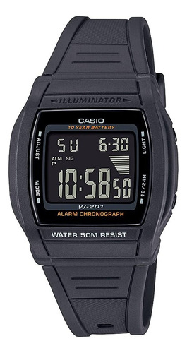 Reloj Casio W-201-1bvcr Caballero