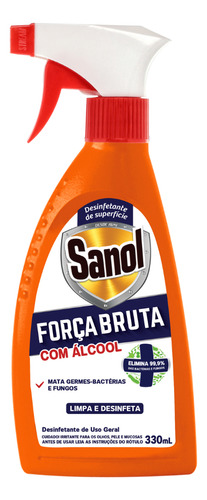 Desinfetante Uso Geral Borrifador Sanol 330ml