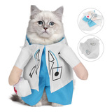 Disfraz De Médico Con Forma De Gato Pequeño Y Divertido