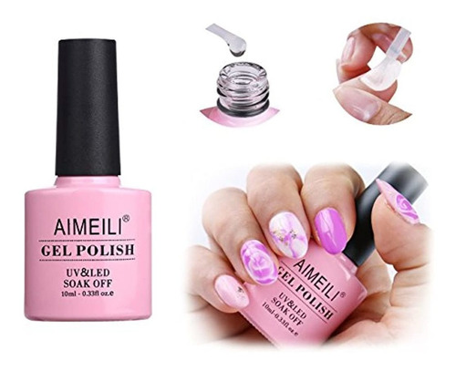 Aimeili - Esmalte De Uñas De Gel Con Luz Uv Led Manicura