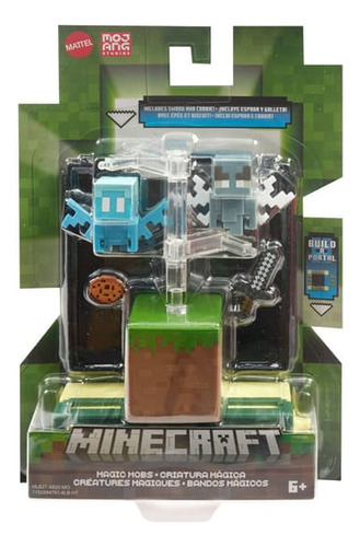 Minecraft Figura Criatura Mágica Build-a-portal Mattel 