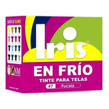 Tinte En Frío Iris Fucsia Telas - Unidad a $21900