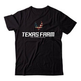 Camisa Camiseta Country Texas Farm Eua Lançamento