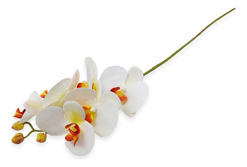 Haste De Orquídea Artificial Decoração Realista Flor 70cm