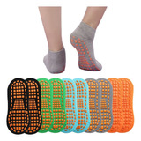 5 Pares Calcetines De Yoga Mujer Pilates Bikram Fitness S