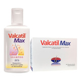 Combo Valcatil Max 120 Caps + Valcatil Max Shampoo 300ml