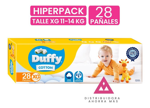 Pañales Bebes Duffy Cotton Xg