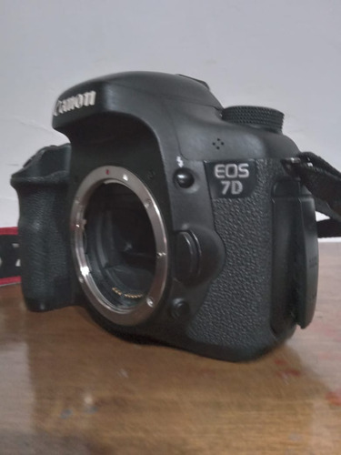  Canon Eos 7d Dslr Color  Negro 