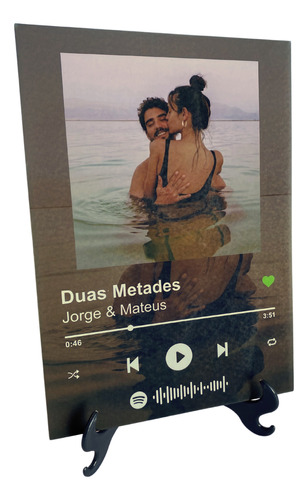 Placa / Quadro Interativo Spotify Personalizado - Decorativo