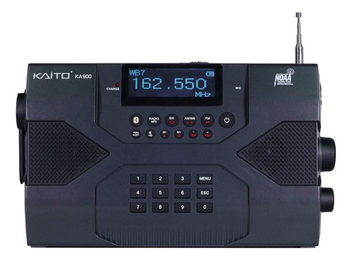 Radio Kaito Ka900 Am Fm Sw Mp3 Bluetooh Dinamo Solar