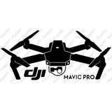 Adesivo Carro Dji Mavic Pro Drone Phantom Exclusivo Plotart