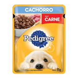 Pouch Pedigree Cachorro Carne En Salsa X 12 Unidades.