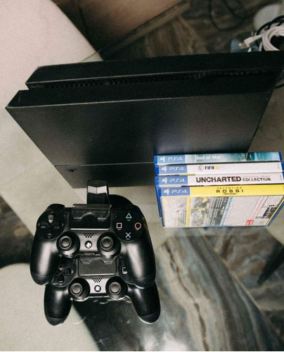 Play Station 4 Fat 500gb Con Controles Y Juegos 