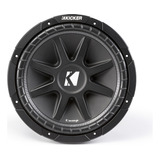 Subwoofer Kicker De 12 Pulgadas 43c124 C12 Series 300w Max 150w Rms Bobina Sencilla De 4 Ohms Color Negro 1 Bocina