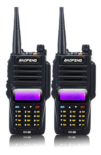 Kit 3 Radios Ht Baofeng Uv9r Plus 10w Walkie Talkie Uhf Vhf 