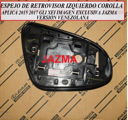 Espejo De Retrovisor Izquierdo Corolla 2015 2017 Nacional  Foto 4