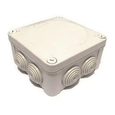 Pack 5 Cajas Estanca De Registro Ip55 10x10x5.5 (con Conos)  | Envío gratis