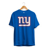 Remera Futbol Americano Nfl New York Giants Azul Francia