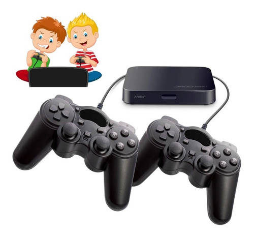 Combo Consola Droidbox S Plus Level Up + 2 Gamepads 8gb Wifi