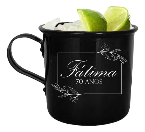 30 Canecas Alumínio Personalizadas 350ml Caneca Moscow Mule