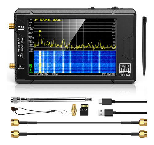 Analizador De Espectro De 4 Pantallas 100khz-5.3ghz+rg316 60