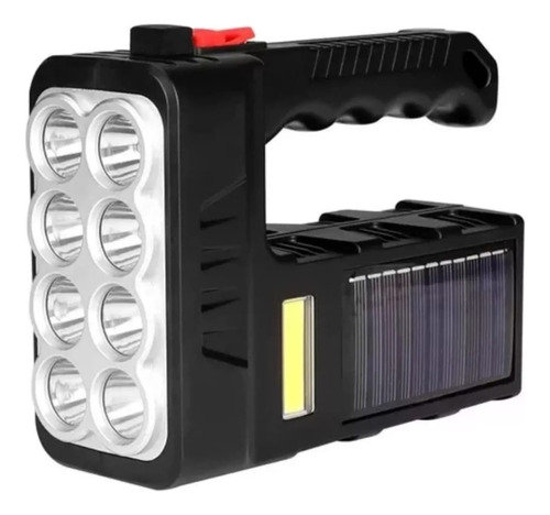 Linterna Led Solar Recargable Multifuncional Luz Blanca