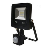 Foco Led Tipo Halogeno  10w Con Sensor