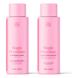 Kit Alinhamento Capilar Profissional Progressiva Orgânica Magic Premium | Escova Progressiva + Shampoo Limpeza Profunda 1l