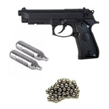 Pistola Stinger P92 Polimero + Co2+ Balines Metalicos Caza