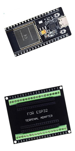 Placa De Desarrollo Esp32 Chip Cp2102 Con Base De Conexión.