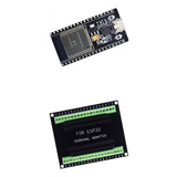 Placa De Desarrollo Esp32 Chip Cp2102 Con Base De Conexión.