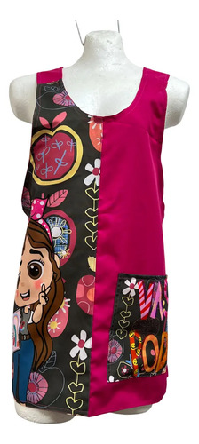 Bata Mandil Para Maestra Educadora: Diseños Unitalla | Meses sin interés
