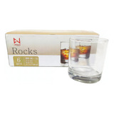 Vasos Whisky De Vidrio En Set X6 Unidades 320ml  Sheshu Home