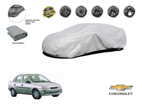 Funda Cubreauto Afelpada Chevrolet Chevy Monza 1.6l 2001