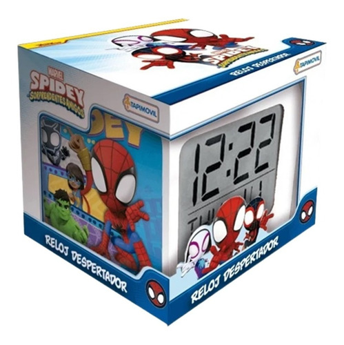 Reloj Despertador Digital Alarma Luz Temperatura Disney Niño