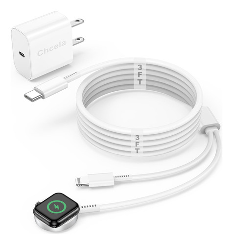 Cargador Apple Watch, Cargador Usb C 2 En 1 Para Iwatch Y Ip