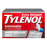 Tylenol Extra Strength Acetaminophen Rapid Release Gels, Pai