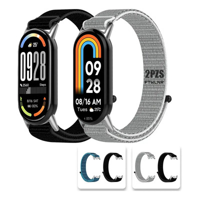 KUOAEAYE 2 Correa Extensible Tela Nylon Para Xiaomi Smart Band 10 9 8.negro\u002Fgris | MercadoLibre