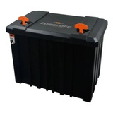 Caja Cajon Porta Herramientas Baul Multiuso 45 Kg Lüsqtoff Color Negro