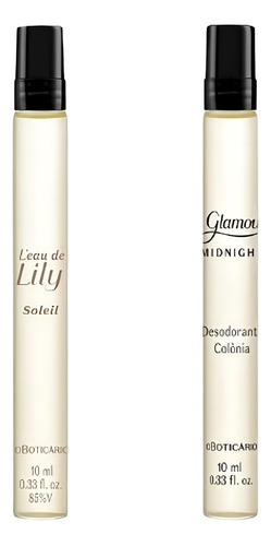 Kit De 2 Perfumes L'eau De Lily + Perfume Glamour Midnight