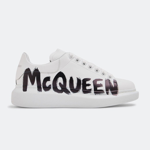 Tenis Alexander Mcqueen Graffiti Blanco Oversized Bajos