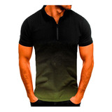 Hombres Blusa Cuello Pullover Verano A400 Algodón Comfort Pr