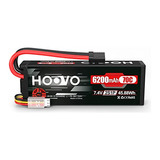 Hoovo 7,4 V 6200mah 70c 2s Lipo Batería Estuche Rígido Par