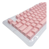 Keycaps Set Color Rosado Pastel