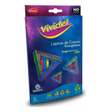 36 Lapices Colores Triangulares Vinci Vividel 4mm