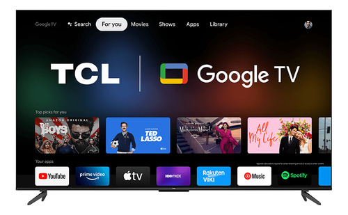 Android Tv Tcl 65, 4k Uhd Hdr, 3 Hdmi, 1 Usb, Wi-fi, Com Ia