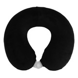 Miniso Almohada De Viaje Memory Foam Negro 30x28 Cm