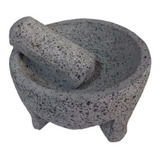 Molcajete Artesanal Piedra Volcánica Con Regalo 