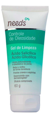 Gel De Limpeza Facial Needs Controle De Oleosidade 60g