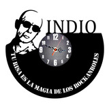 Reloj De Pared Del Indio Solari En Madera